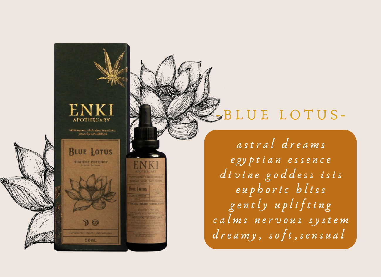 Blue Lotus Ritual Tonic | Enki Apothecary